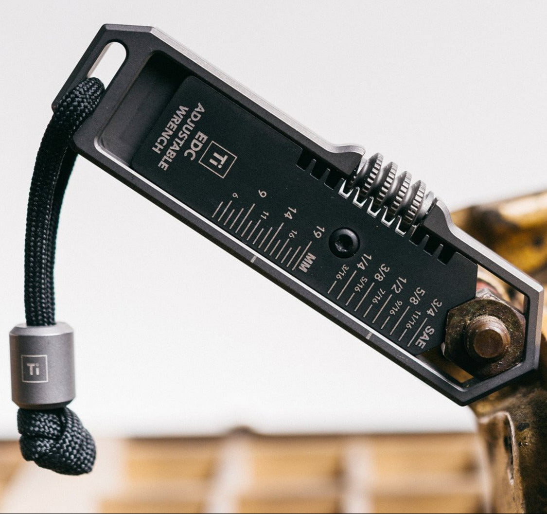 Ti EDC Wrench by Big Idea Design LLC