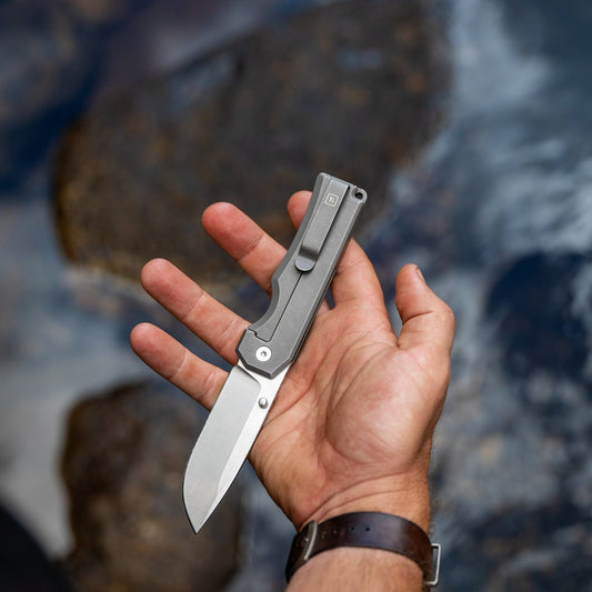 Ti Pocket Knife II M390 Titanium Frame Lock EDC Knife - Veloce - The App For Watch Collectors