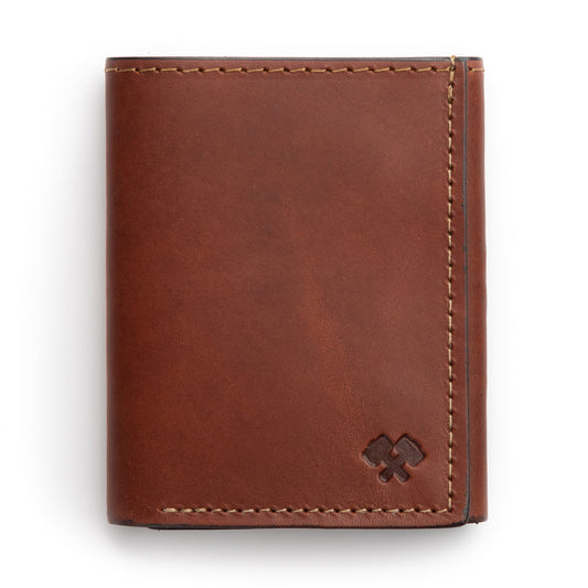 Trifold Leather Wallet by Main Street Forge