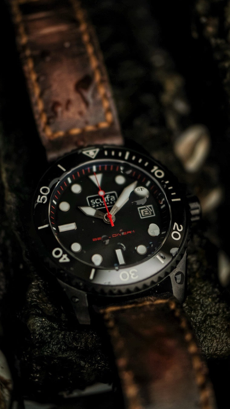 Scurfa Watches Bell Diver 1 - Black
