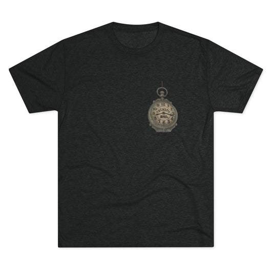 Jewelers Sign Watch. By: Paul Poffinbarger. Circ. 1940 -  Tri-Blend Crew Tee