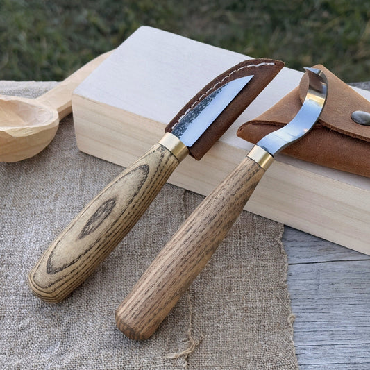 2-Piece Wood Carving Knife Set for Beginners