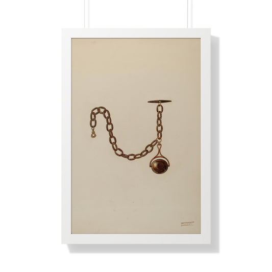 Frank Fumagalli / Watch Chain / c. 1939 - Framed Museum Quality Matte-Print