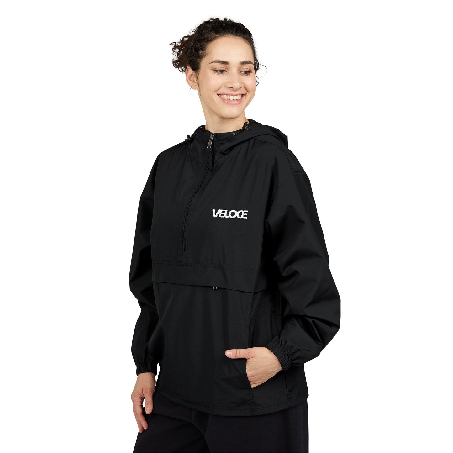 VELOCE Champion Packable Anorak Jacket - Embroidered