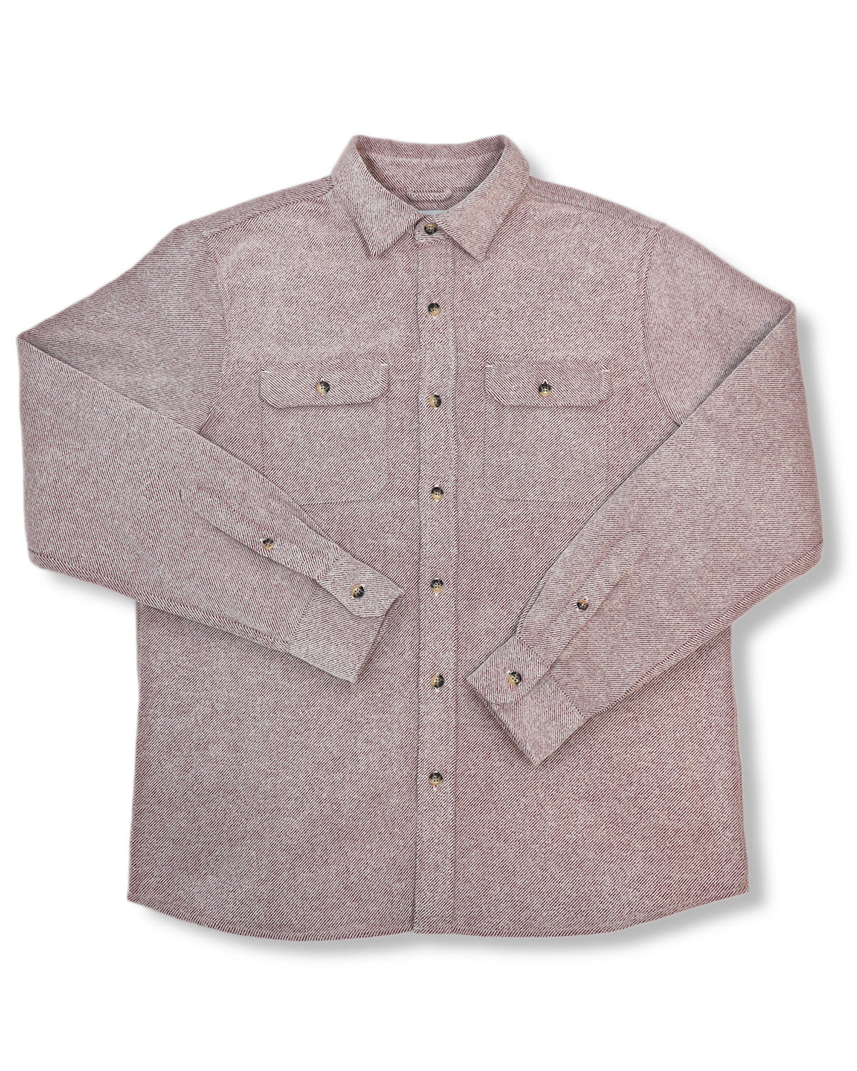 Grand Flannel Maroon Heavyweight Cotton Shirt Outdoors