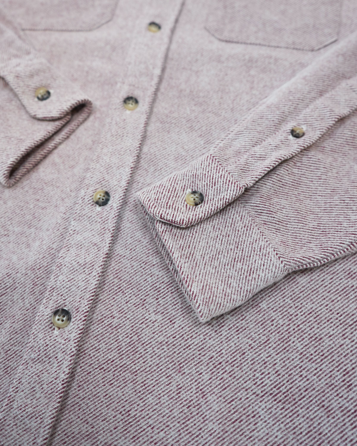 Grand Flannel Maroon Heavyweight Cotton Shirt Outdoors