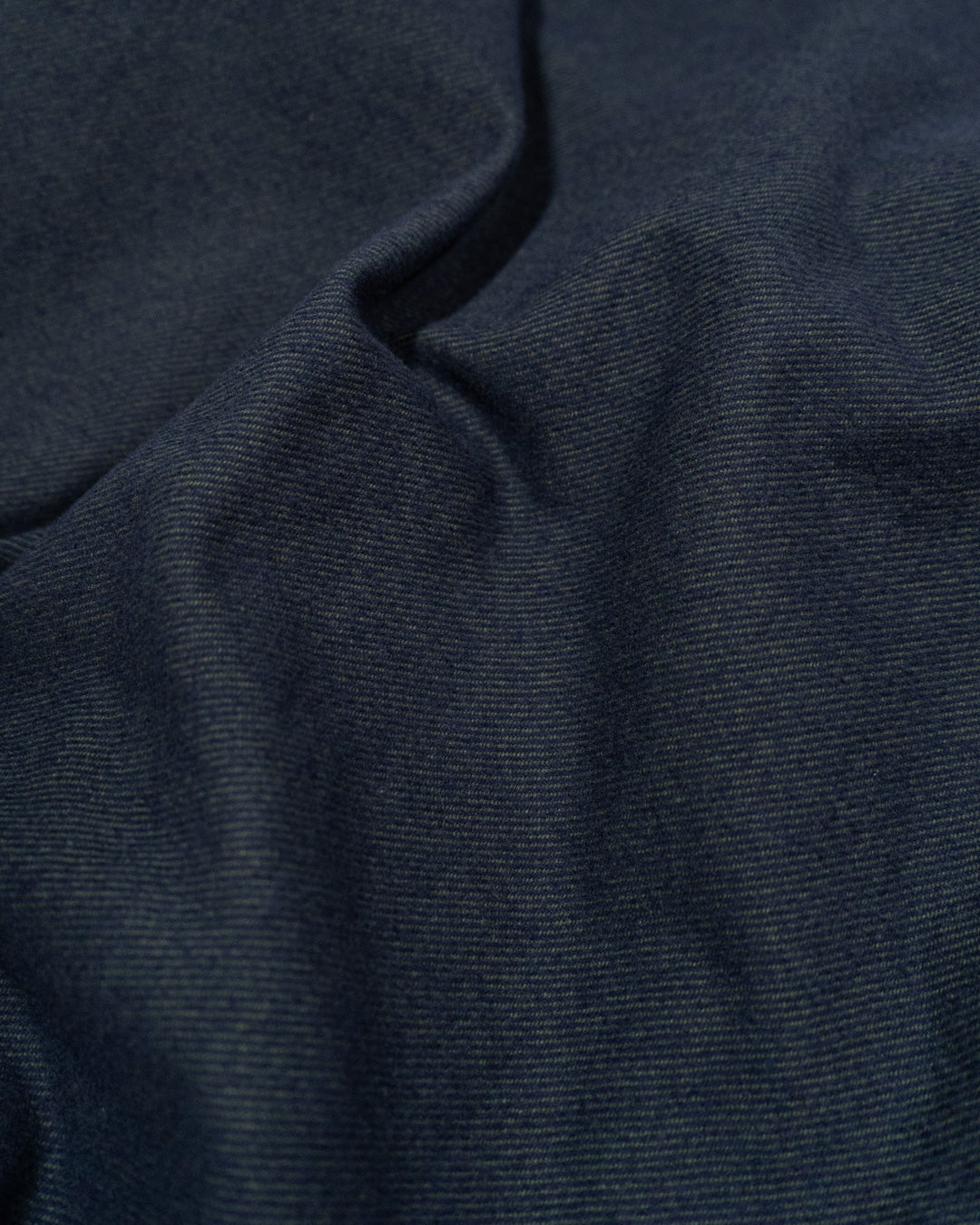 Grand Flannel Navy Cotton Shirt Heavyweight 8oz Comfort