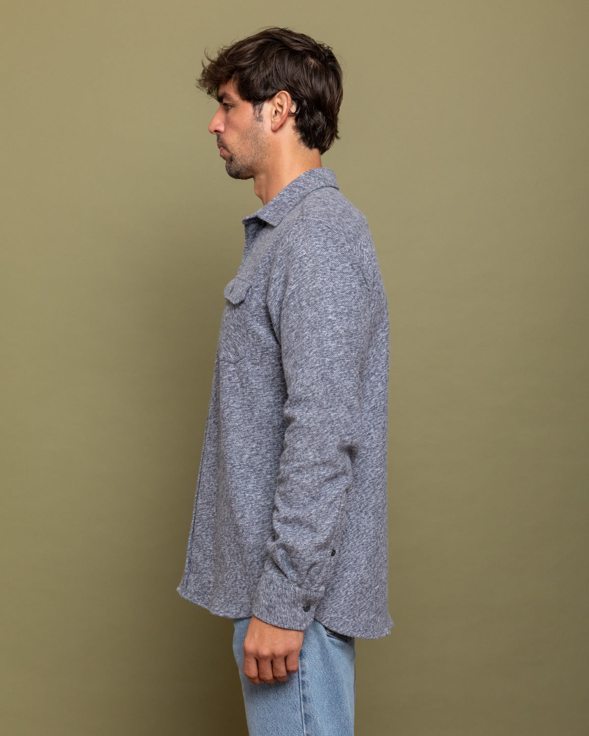 Grand Flannel Steel Grey Heavyweight Outdoor Cotton Shirt