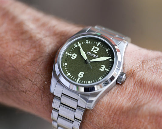 P-40 A-11 Green Mechanical Pilot Watch