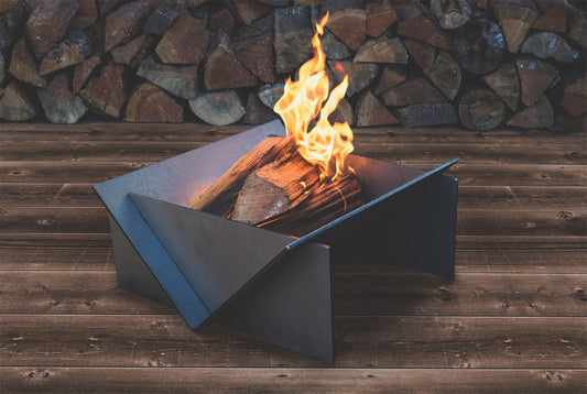 Stahl Patio Firepit Wood Burning for Small Patios Outdoor