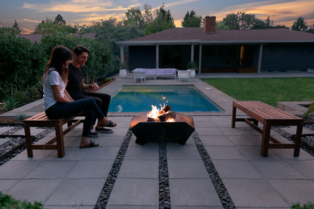Stahl X Firepit Wood Burning Aluminum Outdoor Heater