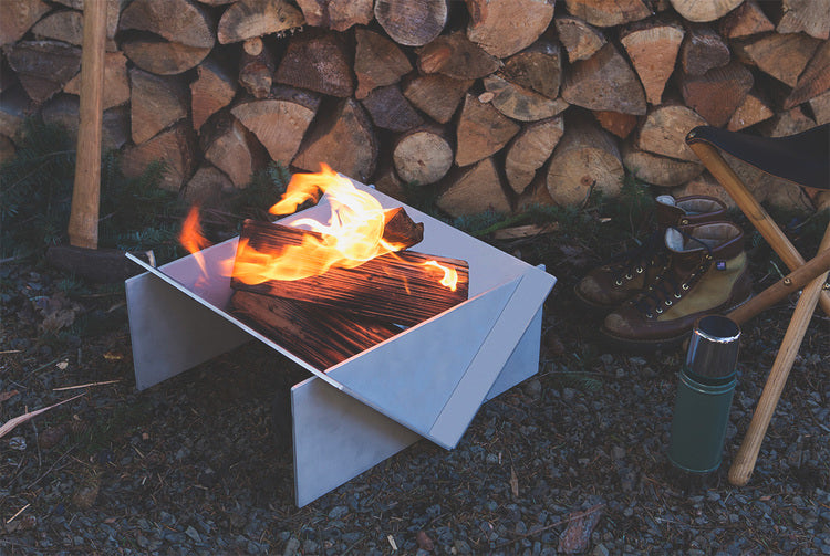 Stahl Camper Firepit Portable Aluminum For Car Camping