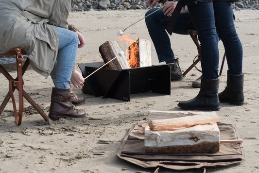 Stahl Camper Firepit Portable Aluminum For Car Camping