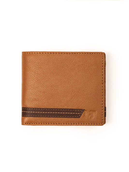 Stripe Brown Men's Wallet - Veloce - The App For Watch Collectors