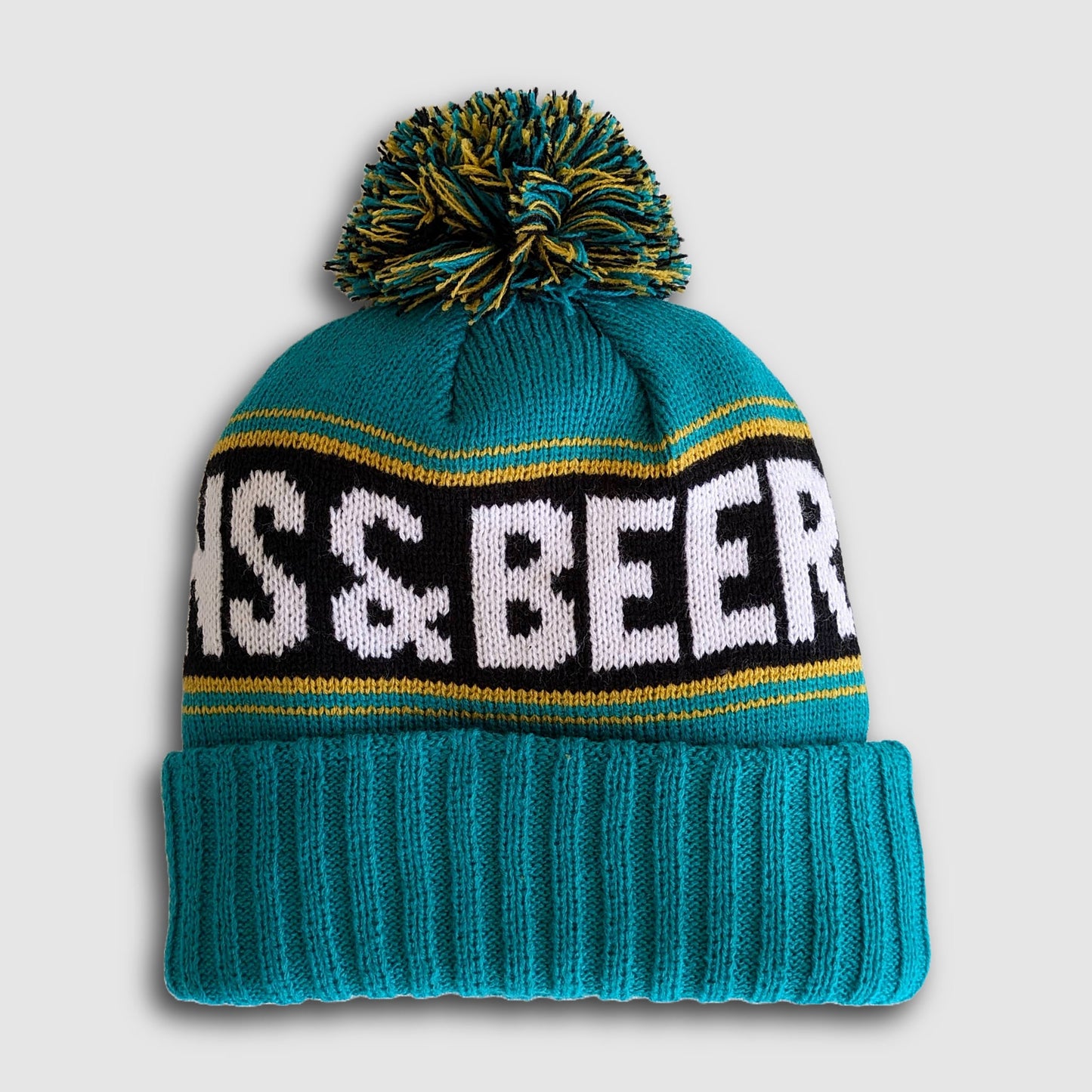 Faultline395 Distant Brewing Mountains And Beer Beanie Teal