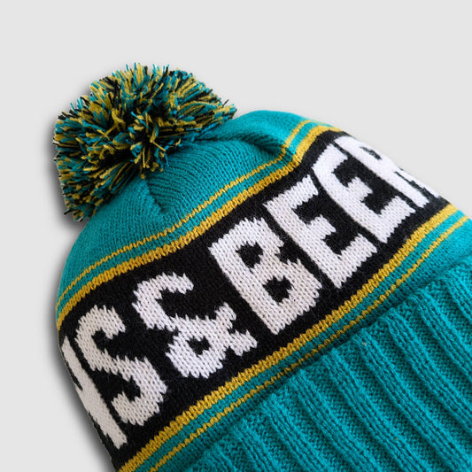Faultline395 Distant Brewing Mountains And Beer Beanie Teal