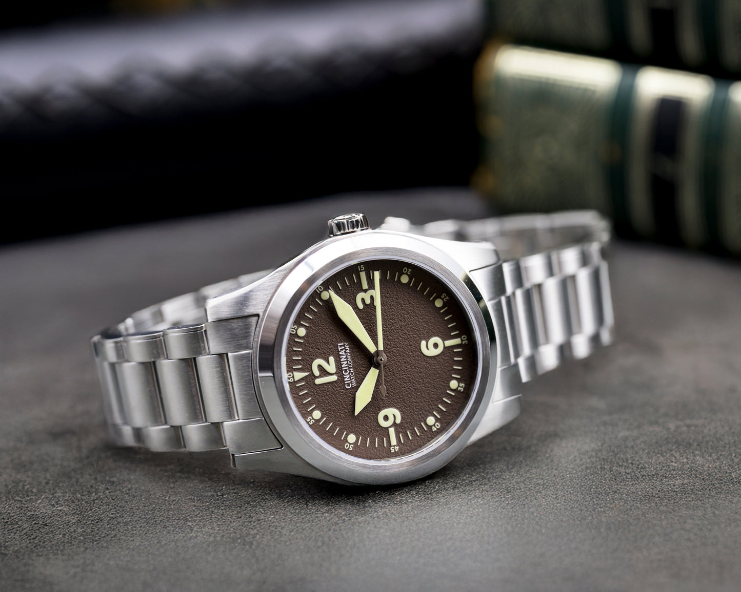 P-40 A-11 Brown Mechanical Pilot Watch