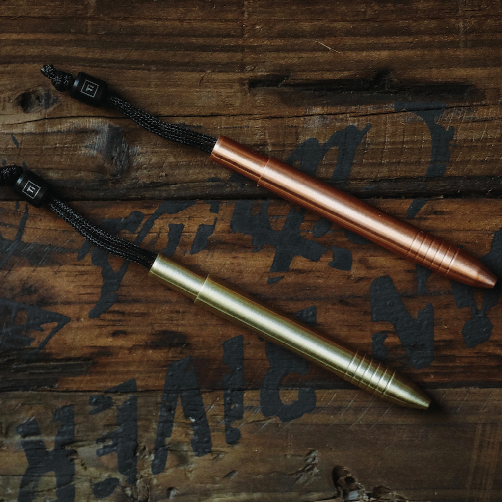 Ti Mini Pen & Brass / Copper Mini Pen by Big Idea Design LLC