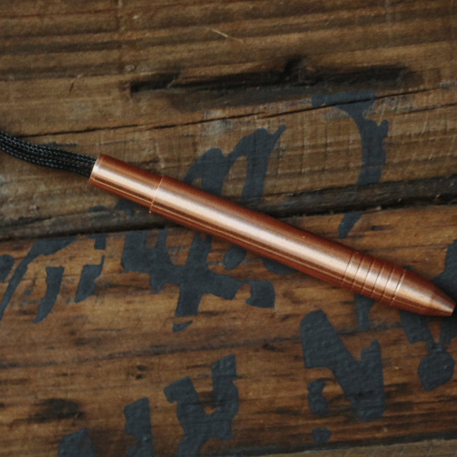 Ti Mini Pen & Brass / Copper Mini Pen by Big Idea Design LLC