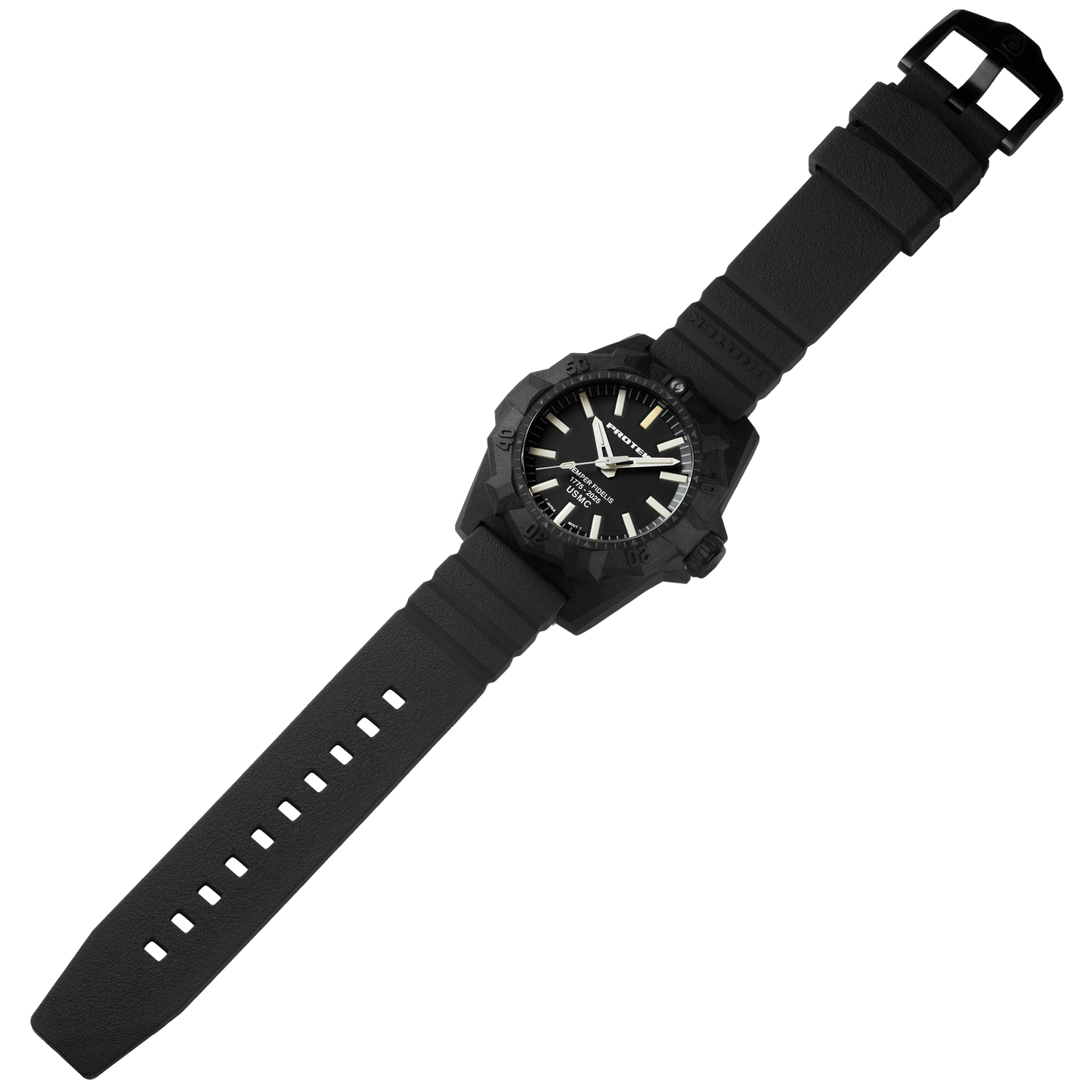 ProTek - Watch - Model PT4101SF USMC Carbon Dive - Veloce - The App For Watch Collectors