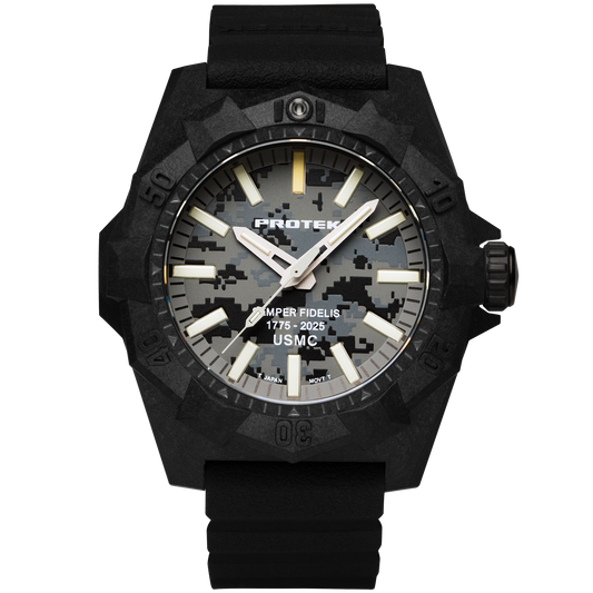 ProTek - Watch - Model PT4109SFC USMC Carbon Dive