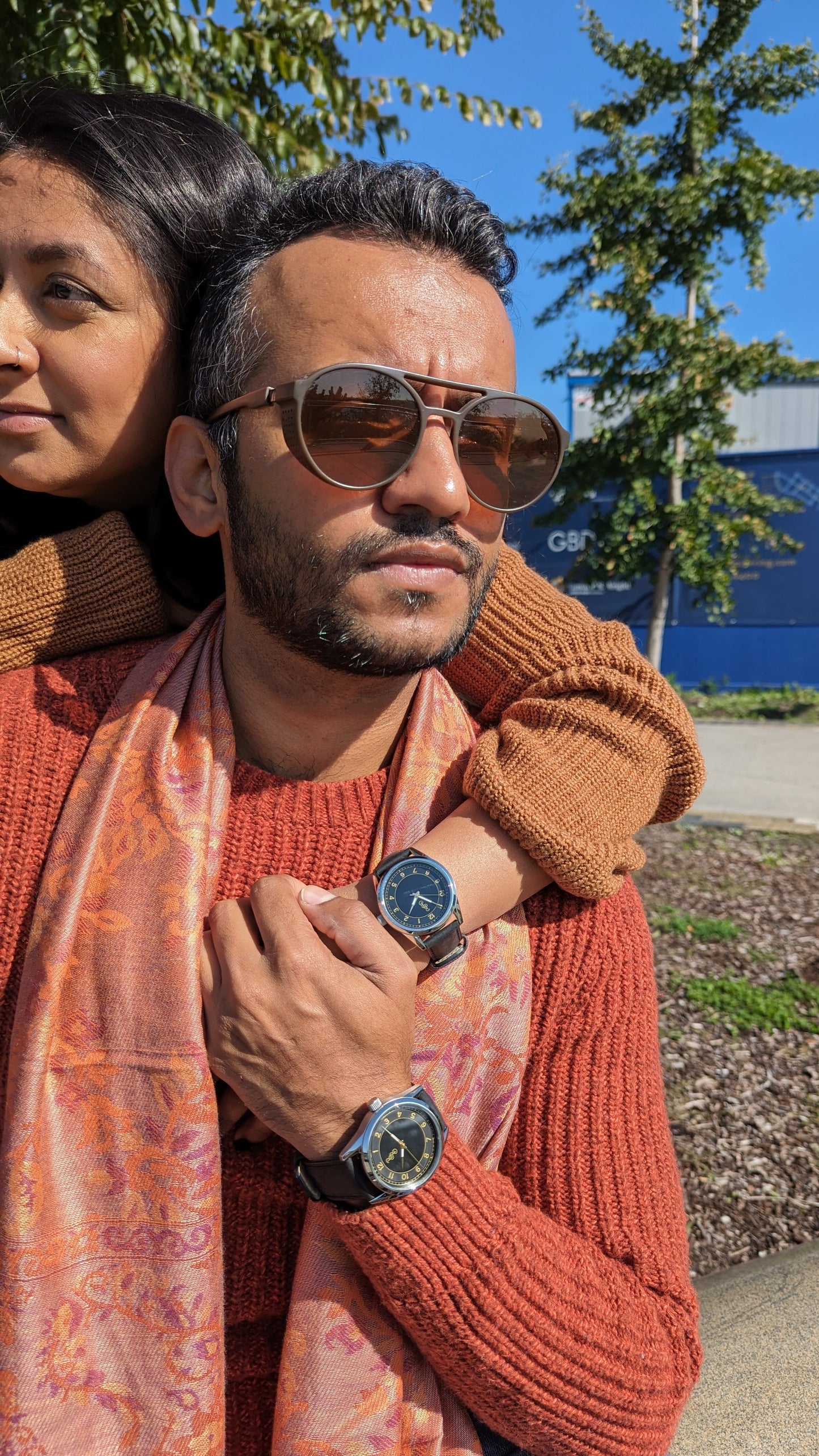 Black and Gold Classic Watch. The Beyond Boring Watch Co.