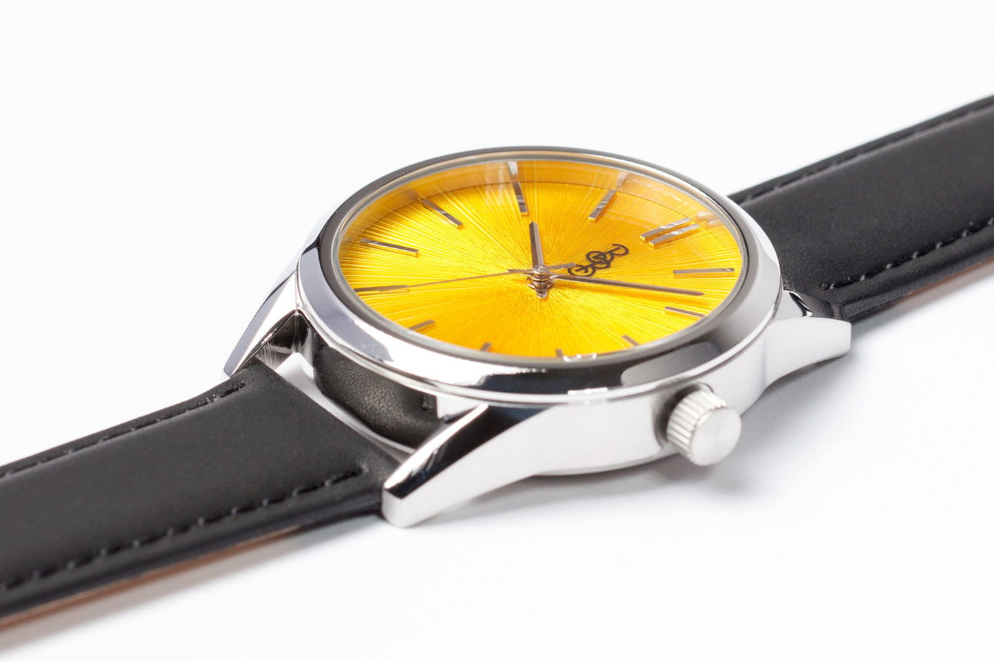 Yellow Sunburst Watch. The Beyond Boring Watch Co.
