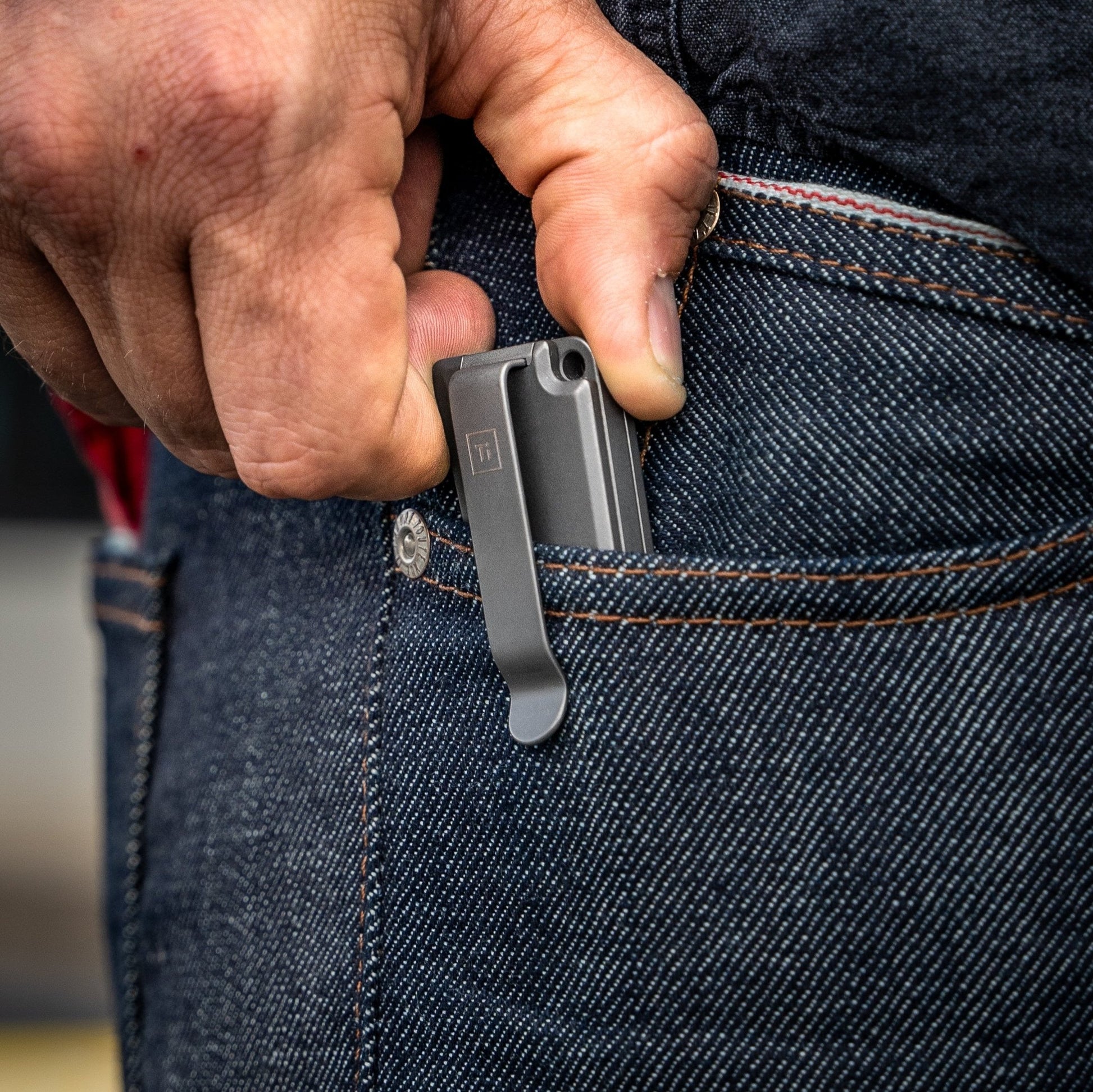 Ti Pocket Knife II by Big Idea Design LLC