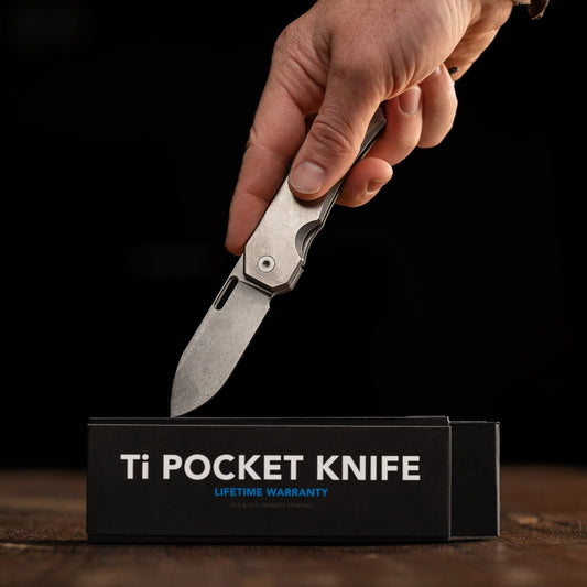 Ti Pocket Knife by Big Idea Design LLC